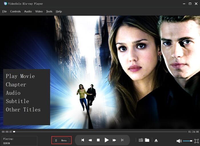 Step 3. Enjoy Blu-ray movie streaming with high quality.